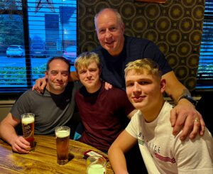 Chris with his sons.