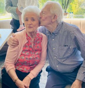 Denis with his wife on their 50th wedding anniversary!
