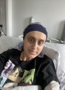 Karis during treatment