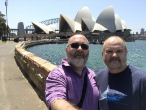 Brendan and Brian in Sydney