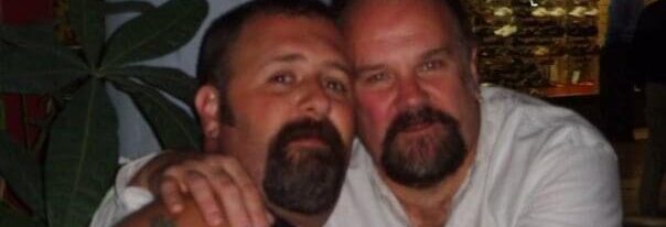 Brendan with husband Brian