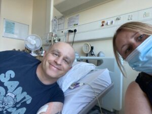 Clint during chemotherapy