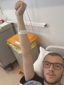 Ryan in hospital