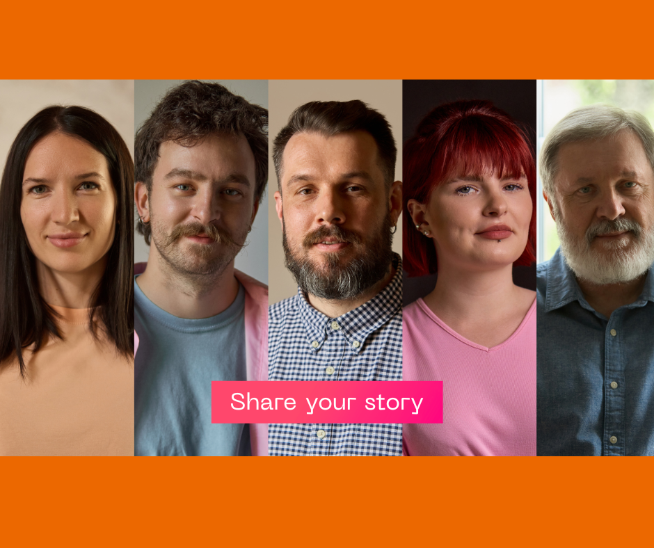 Share your stories - images of different people